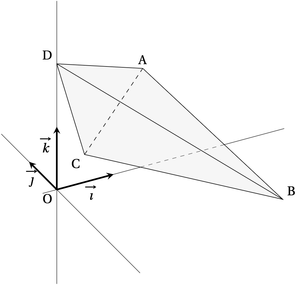 Tétraèdre ABCD